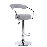 Heavenly Collection Adjustable Stool with stainless steel base. SET OF 3