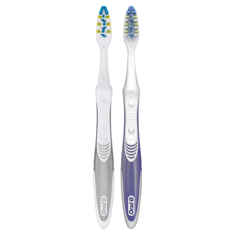 Brosses à dents à pile blanchissantes Oral-B Pulsar, souple 2 unités