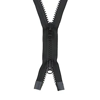 Costumakers Two-Way Separating Zipper 70 cm (27.6), Black, #10 Metal Teeth, 70 cm / 28"