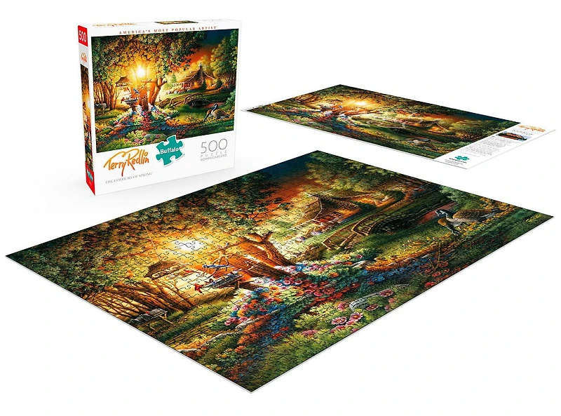 Buffalo Games - Le puzzle Terry Redlin - The Colours of Spring - en 500 pièces