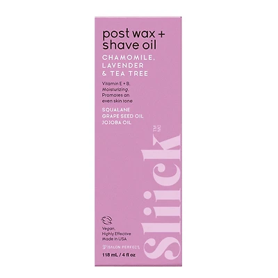 Sliick - Post Wax Oil - Lait de camomille & Lavande Arbre à thé - Vitamine E+B - 118 ml