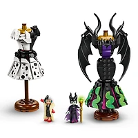 LEGO Disney Villains Maleficent’s and Cruella De Vil’s Dresses Kids Toy - Fashion Building Toy for Girls and Boys, Ages 9+ - Kids Toy for Disney Fans - Gift Idea for Birthdays & Holidays - 43262, LEGO Maleficent's and C 43262