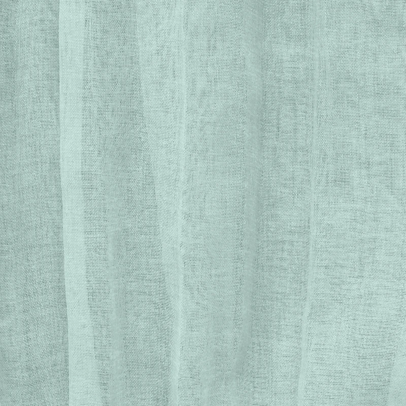 Loft Living Peoria Sheer Dual Header Single Curtain Panel 52 x 84 in Pale Thyme