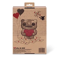 Fuggler Love Fugg 9-Inch Plush (Wide Eyes Weirdo) by ZURU – Funny Ugly Monster Stuffed Animal, Creepy-Cute Valentines Collectible Plush Toy for Kids, Tweens, Teens & Adults