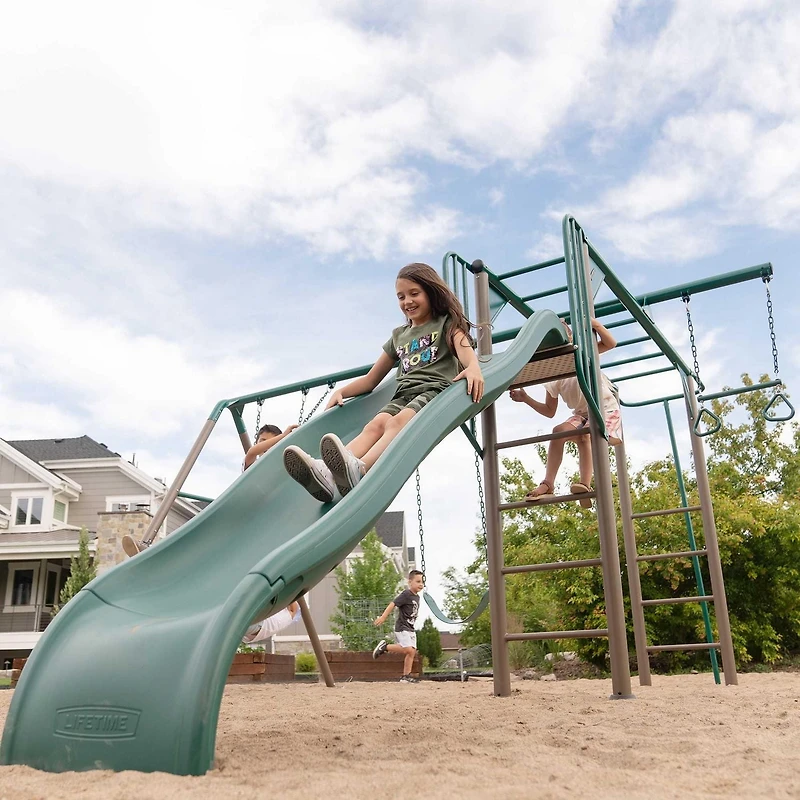 LIFETIME Outdoor Play Monkey Bar Adventure Swingset