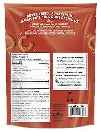 Harvest Snaps Crunchy Loops Kick'n Barbecue 71g Harvest Snaps Crunchy Loops Baked Red Lentil Snacks, Kick’N BBQ, Sans gluten