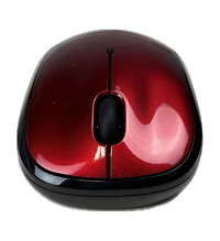 Souris sans fil mobile Track Mobile-Travel, capteur optique de 1200 DPI, ambidextre - rouge