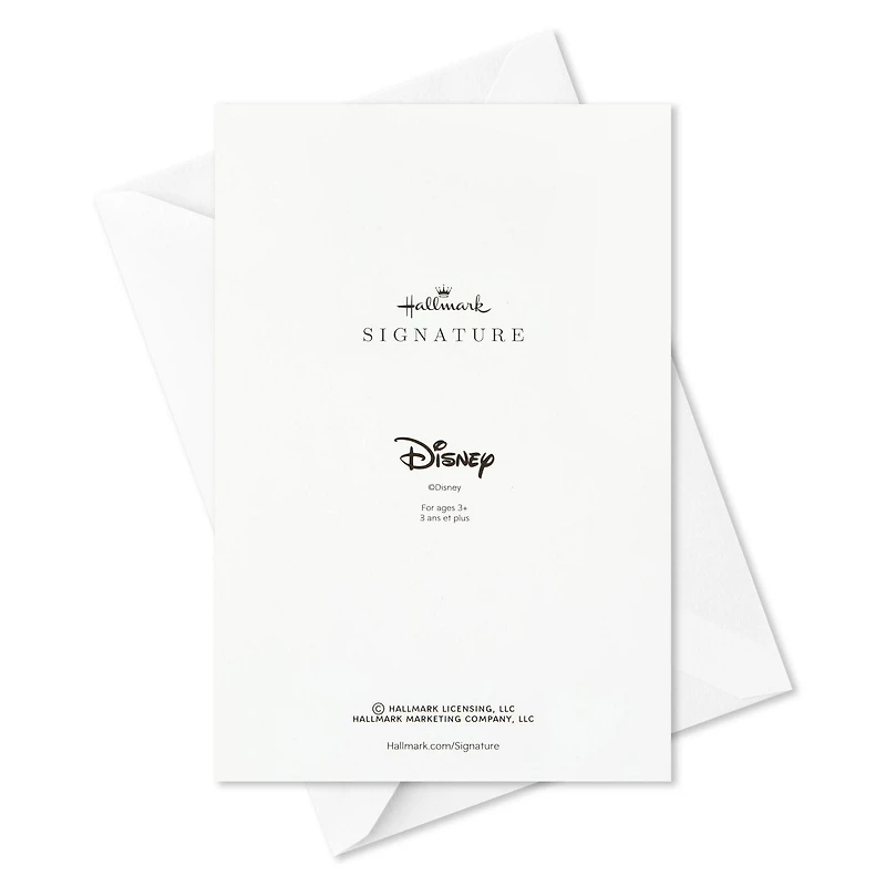 Hallmark Signature Frozen Christmas Card for Kid with Removable Necklace (Sparkle and Shine)