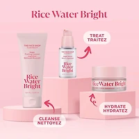 THE FACE SHOP Rice Water Bright Vegan Foaming Cleanser with Ceramide, Sulfate-Free, Clean, Korean Skin Care, Hydrating Daily Cleanser