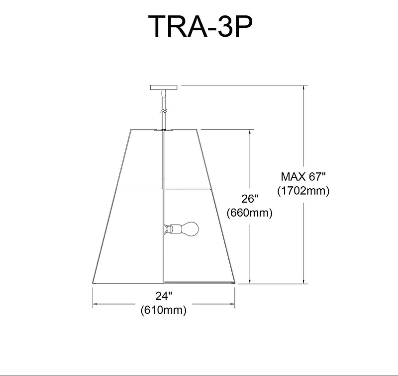 Pendentif trapézoïde