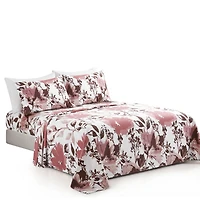 Marina Decoration Ultra Soft Silky Deep Pocket Rich Printed Bedding Rayon from Bamboo All Season Sheet Set with Pillowcases