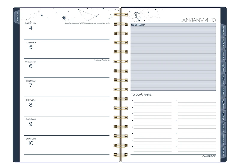 Cambridge® Agenda hebdomadaire/mensuel Stargazer, petit