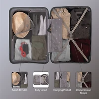 Jetstream Hardside 28" Large Checked Luggage, Spinner Suitcase with Rolling Wheels