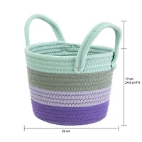 Way To Celebrate Rope Basket Blue