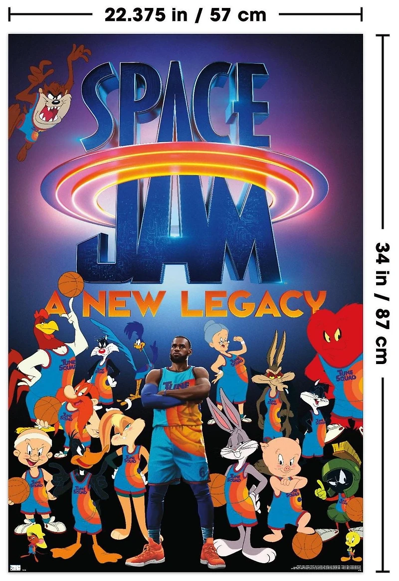 Space Jam: A New Legacy - Team Wall Poster, 22.375" x 34"