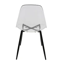 Chaise de salle à manger moderne milieu-du-siècle Clara, de LumiSource