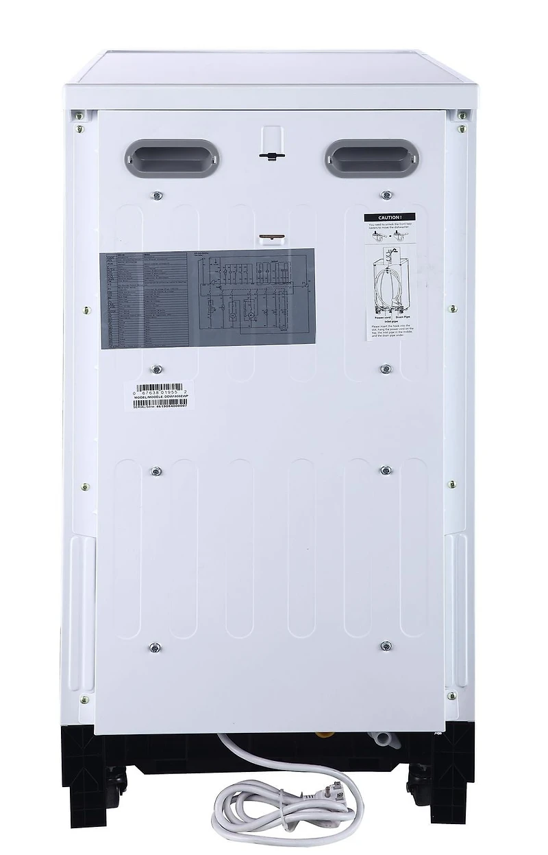 Danby DDW1805EWP 18" Wide Portable Dishwasher in White