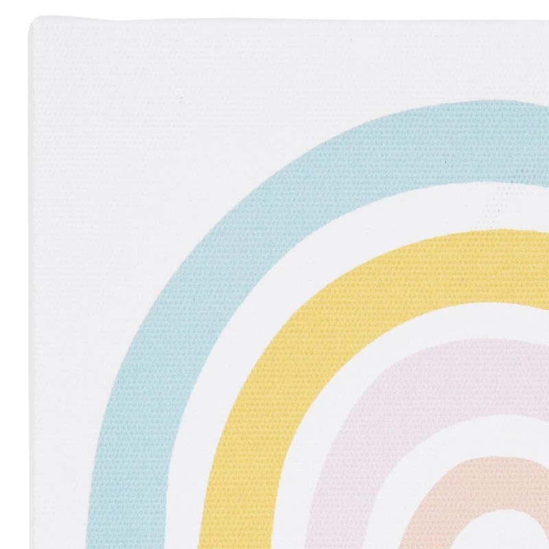 Toile avec arc-en-ciel 15 x 15 cm