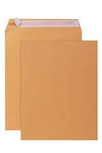Pen + Gear 10"x13" Enveloppes à peler et coller marron