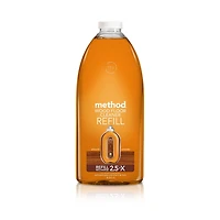 Method Squirt + Mop Wood Floor Cleaner Refill, Almond, 2.0 L