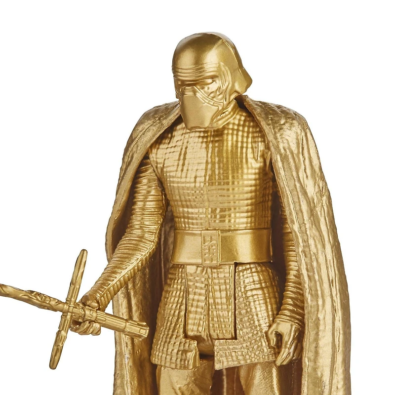Star Wars Saga Skywalker, figurines Kylo Ren et Rey de 9,5 cm du film Star Wars : Les Derniers Jedi