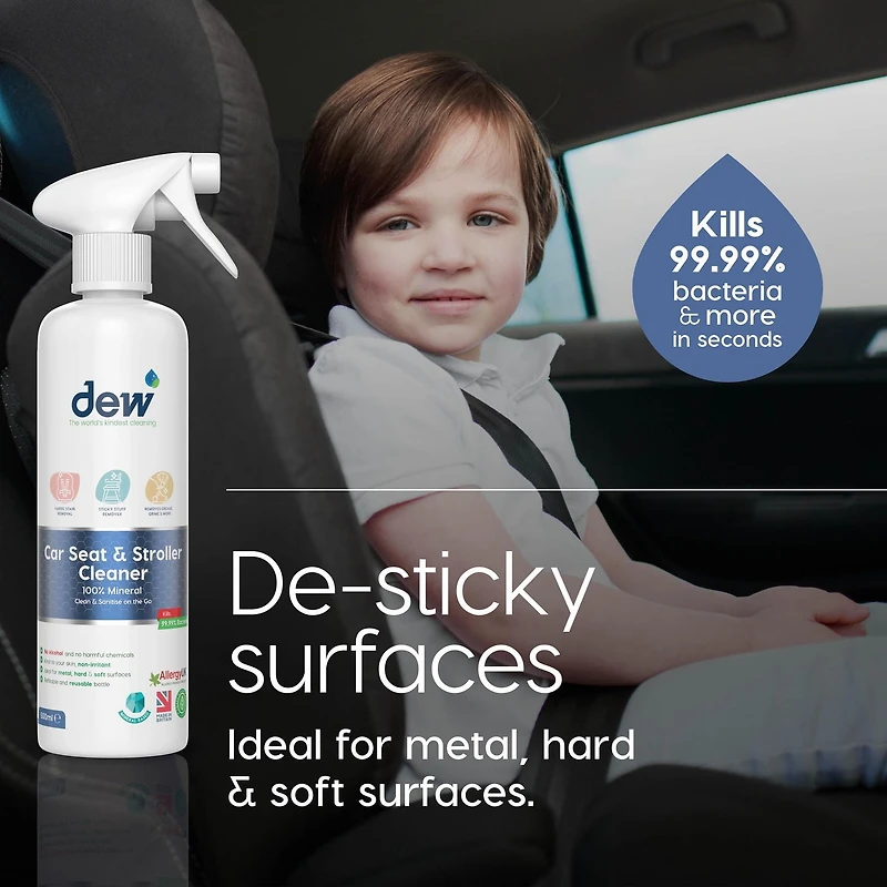 Nettoyant pour sièges de voiture et poussettes