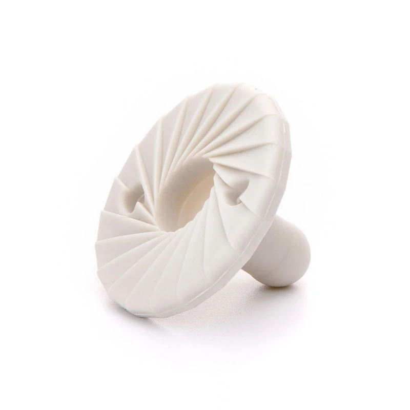 Doddle & Co - Baby, Infant - Tokyo Pop Silicone Pacifier - Stage 1 - Natural Shape - 2 Pack - Dove / Coal