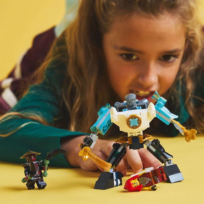 LEGO Ninjago L’armure-robot de combat de Zane 71827 Ensemble de construction (92 pièces)