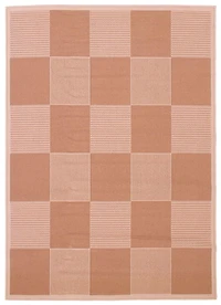 ECARPET Lotus Mod Brown Rug 6'7" x 9'6"