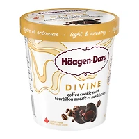 Crème glacée légère HÄAGEN-DAZS Divine Tourbillon au café et aux biscuits, 450 ml HAGEN DAZS HD DVN CFE TRB BSCT