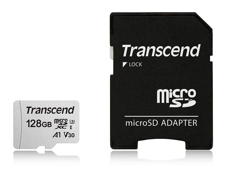 Transcend's 128GB 300S UHS-I microSDXC Cartes Mémoires