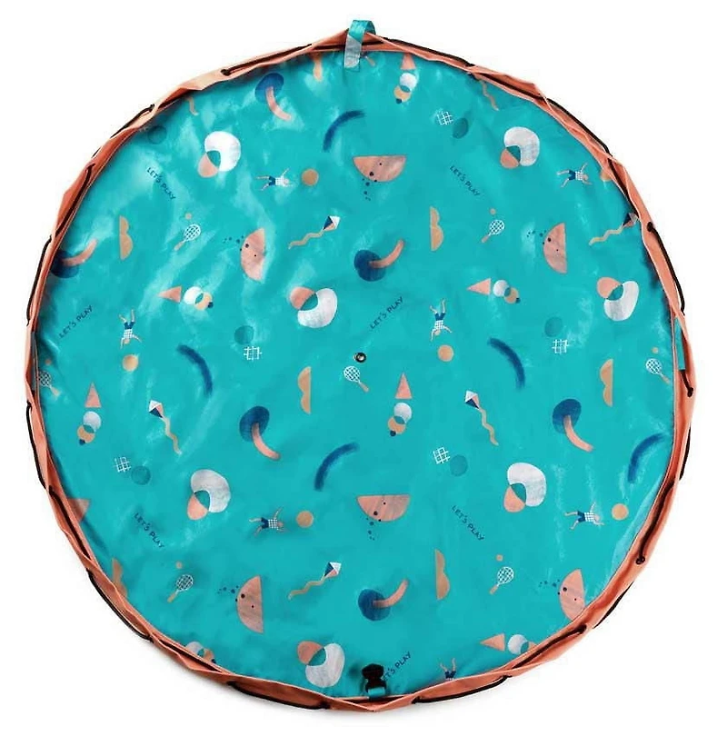 Play & Go - Solution Extérieure Imperméable - Tapis de Jeu 3-en-1 - Sac de Rangement et Sac à Couches - Parfait pour la Plage, le Parc et les Pique-niques - Sangle d'Épaule Réglable - Trou d'Évacuatio