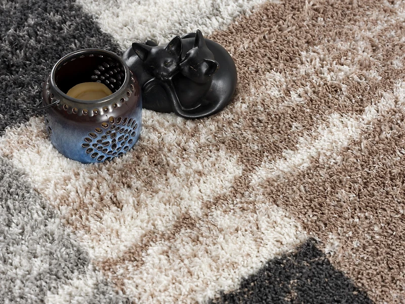 Rug Branch Retro Collection Modern Geometric Area Rug