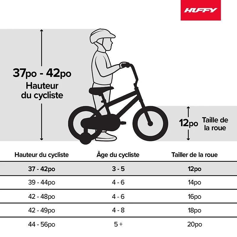 Minnie Mouse de Huffy, 12 Pouces, vélo pour les filles avec roues d'entraînement, rose 3-5 ans