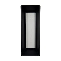 Organiseur de tiroir antidérapant en plastique noir Mainstays, 3,75" x 9,75", pour gadgets de cuisine, 1 pièce ORGANISATEUR NOIR 3,75" x 9,75"