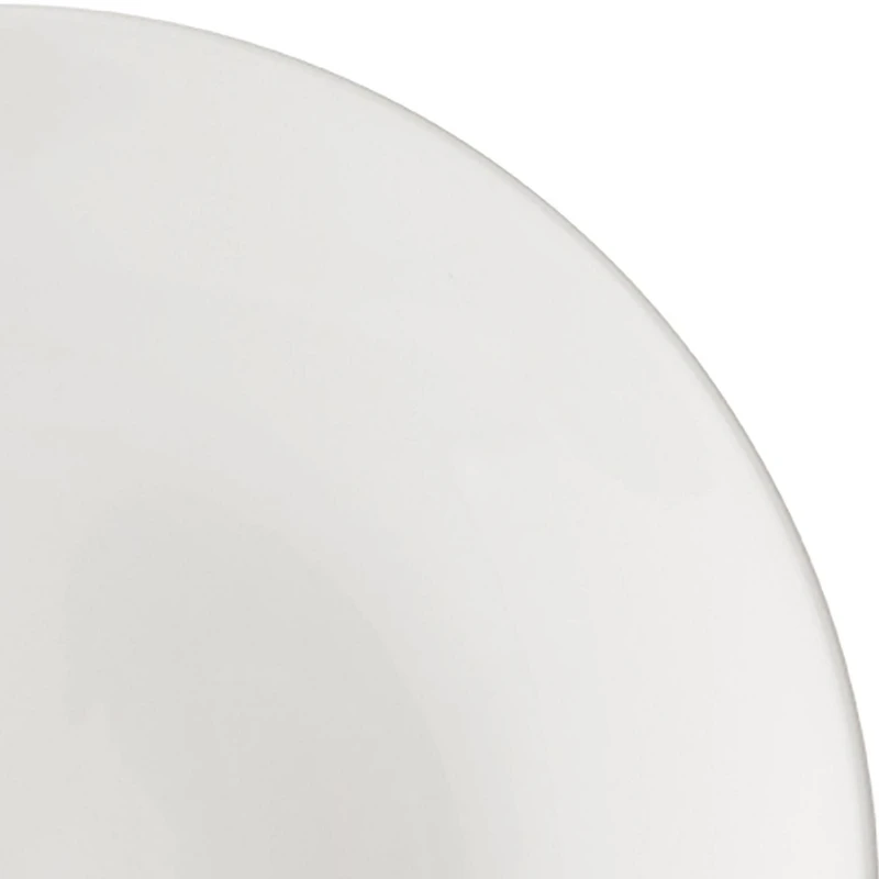 Mainstays Glazed White Round Stoneware Salad Plate, 7.5”