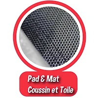 TRAINOR SPORTS Trampoline rond de 8 pieds et enclos 18201920080US