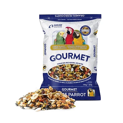 HARI Gourmet Premium Bird Seed Mix for Large Parrots, 1.8 kg