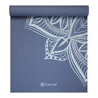 Gaiam 5mm Premium Printed Point Yoga Mat - High Tide Point