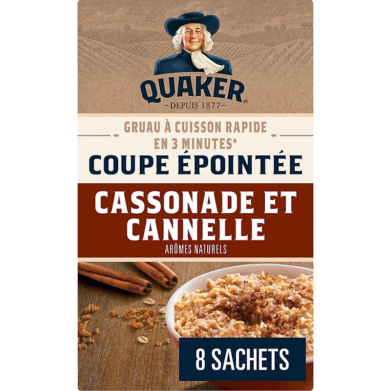 Quaker Quick Cook Steel Cut Oatmeal - Brown Sugar Cinnamon