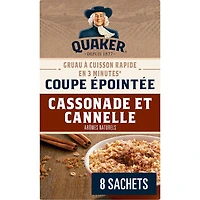 Quaker Quick Cook Steel Cut Oatmeal - Brown Sugar Cinnamon