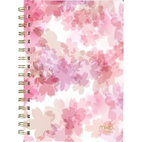 2026 Mead® Blurred Floral Pink Small Weekly Clear Poly Cover Planner, Planner