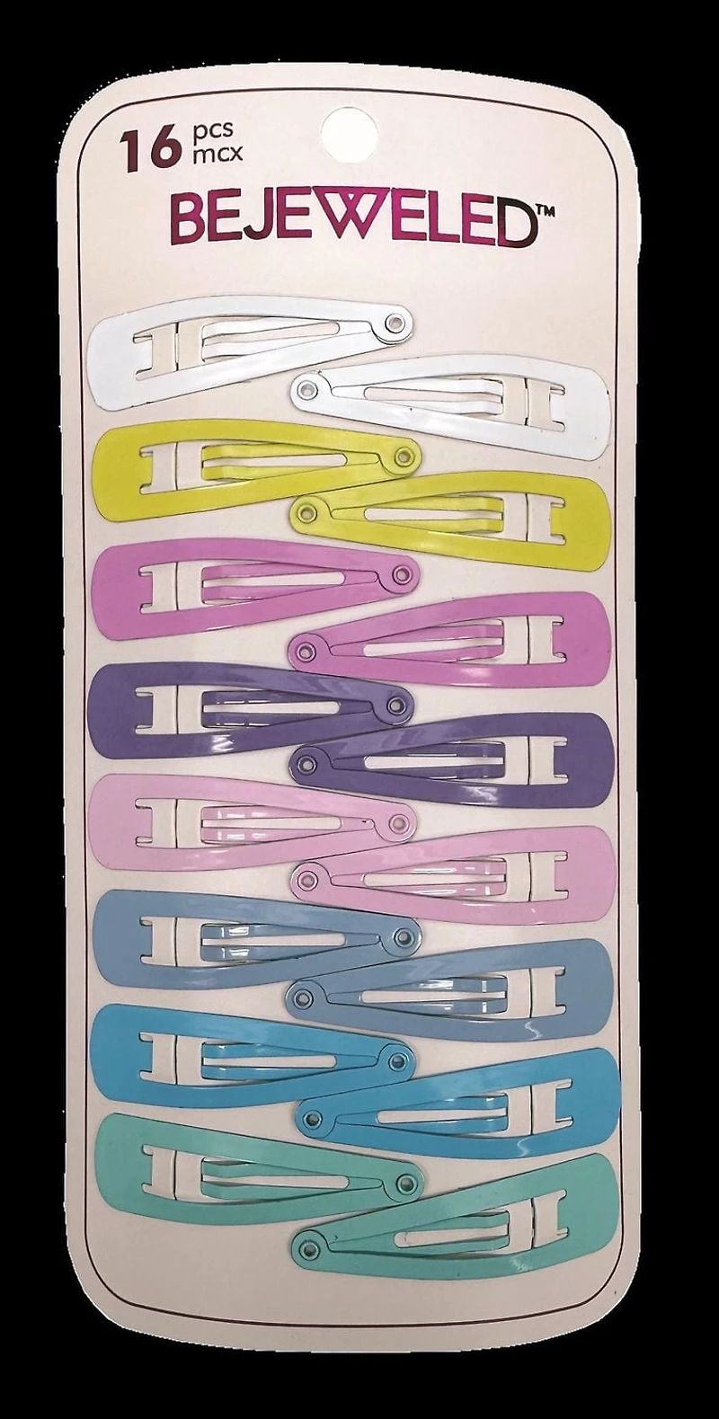 Bejeweled CLIPS PASTEL 16 mcx LIPS PASTEL 16 mcx pour cheveux
