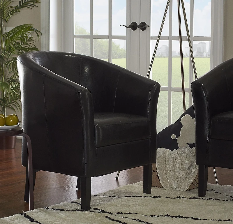 Finn Noir Fauteuil Club