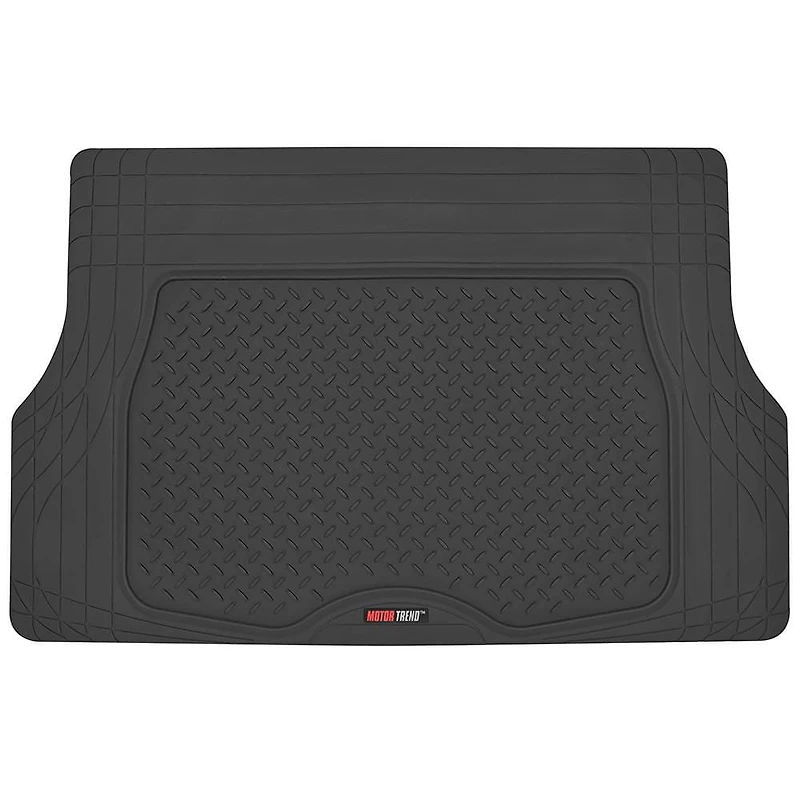 Motor Trend MT-884-BK Tapis de chargement robuste en caoutchouc de qualité supérieure, noir