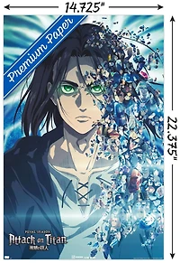 Attack on Titan: The Final Season - Fragments Wall Poster, 14.725" x 22.375"