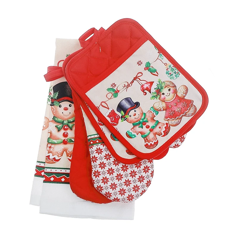 5 Pc Kitchen Set (Gingerbread)