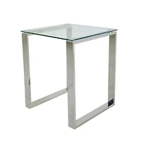 Gen Side Table in Silver