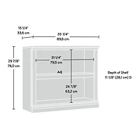 Sauder Select Bibliothèque 2 tablettes