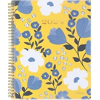 Mead® Large Weekly/Monthly Caprice Floral Yellow CYO Planner